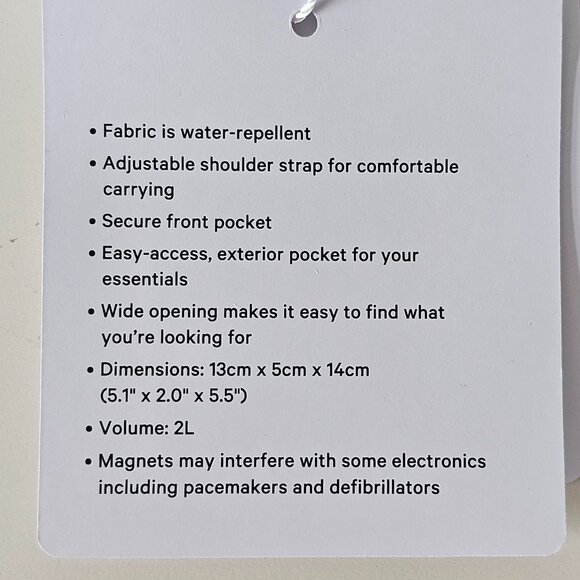 NWT LULULEMON MIBR Mint Breeze All Night Festival Bag Micro 2L - Picture 15 of 15